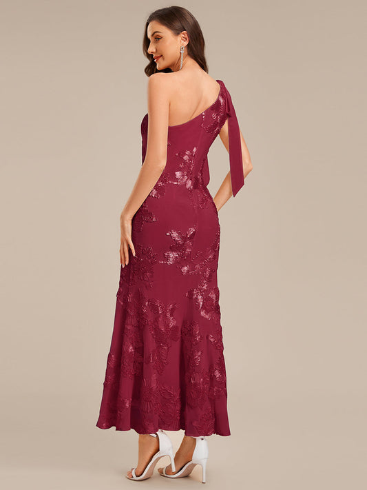 ever ARCELIA|Flowing Ribbon Mesh Mermaid Formal Dress