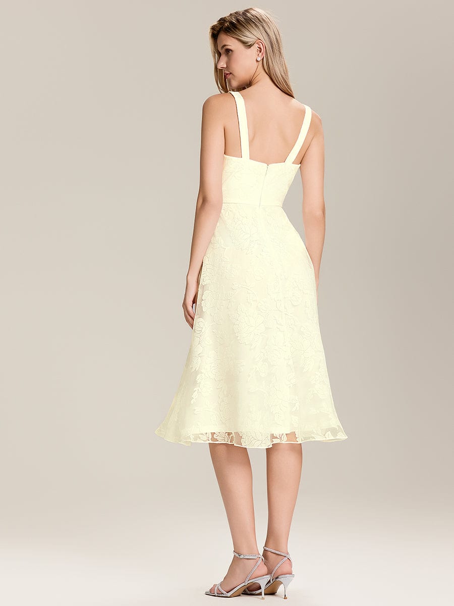 ever ELODIE|Floral Mesh Sleeveless A-Line Midi Dress