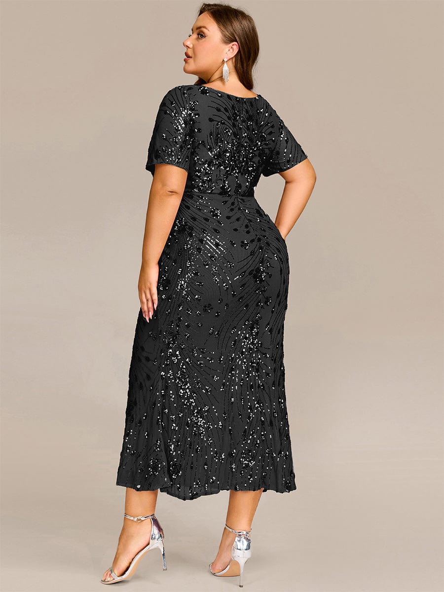 pretty HAYLEN|Plus Size Sequin Mermaid Formal Dress