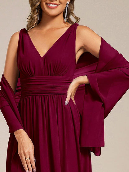 CHARLEE|Elegant Chiffon Shawl for Special Occasions