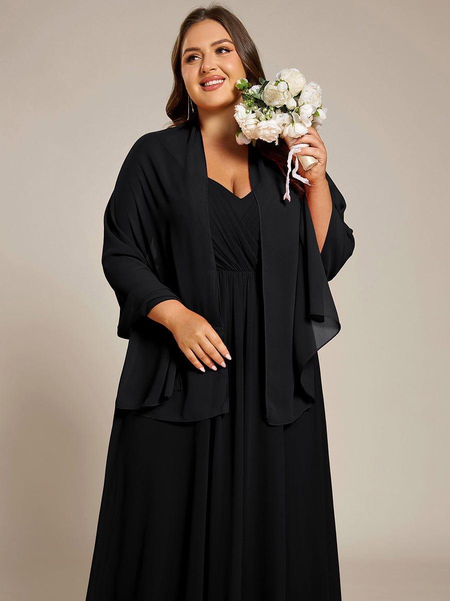 CHARLEE|Elegant Chiffon Shawl for Special Occasions