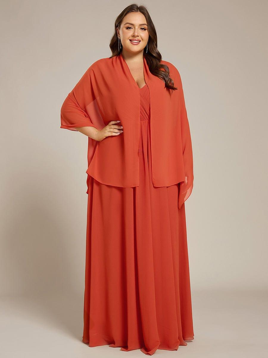 CHARLEE|Elegant Chiffon Shawl for Special Occasions