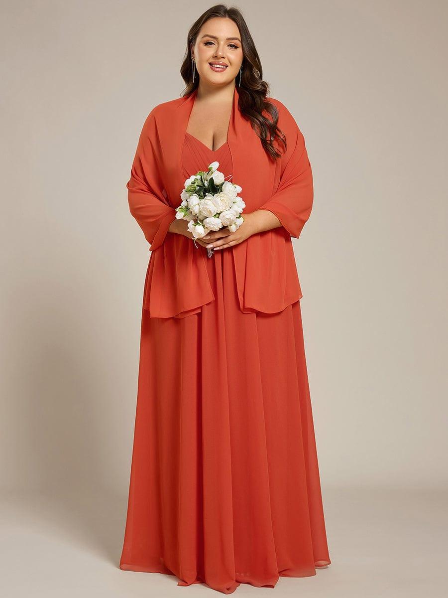 CHARLEE|Elegant Chiffon Shawl for Special Occasions