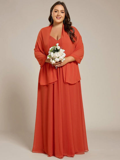 CHARLEE|Elegant Chiffon Shawl for Special Occasions