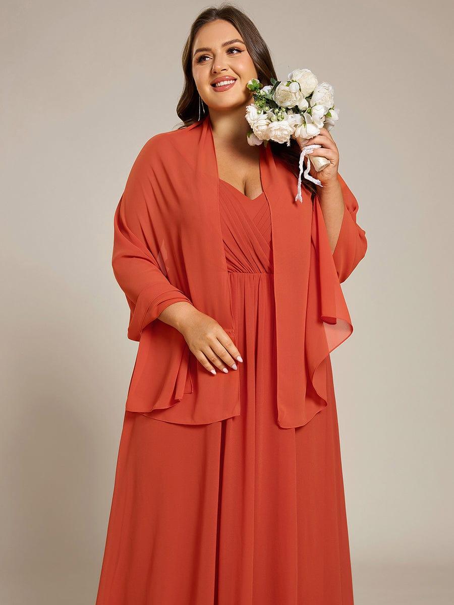 CHARLEE|Elegant Chiffon Shawl for Special Occasions