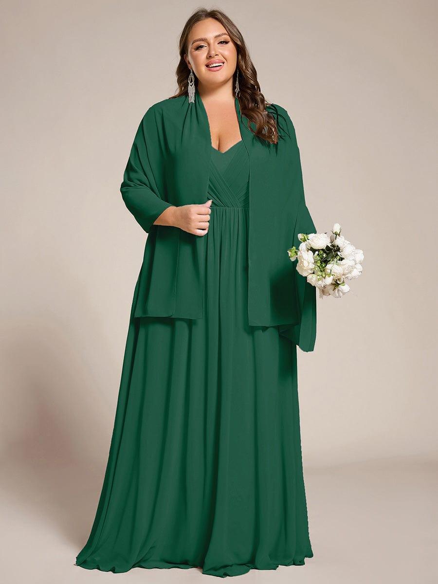 CHARLEE|Elegant Chiffon Shawl for Special Occasions