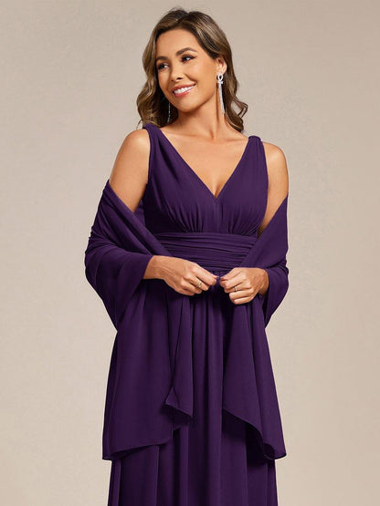 CHARLEE|Elegant Chiffon Shawl for Special Occasions