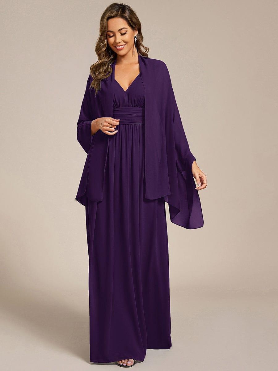 CHARLEE|Elegant Chiffon Shawl for Special Occasions