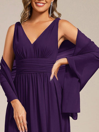 CHARLEE|Elegant Chiffon Shawl for Special Occasions