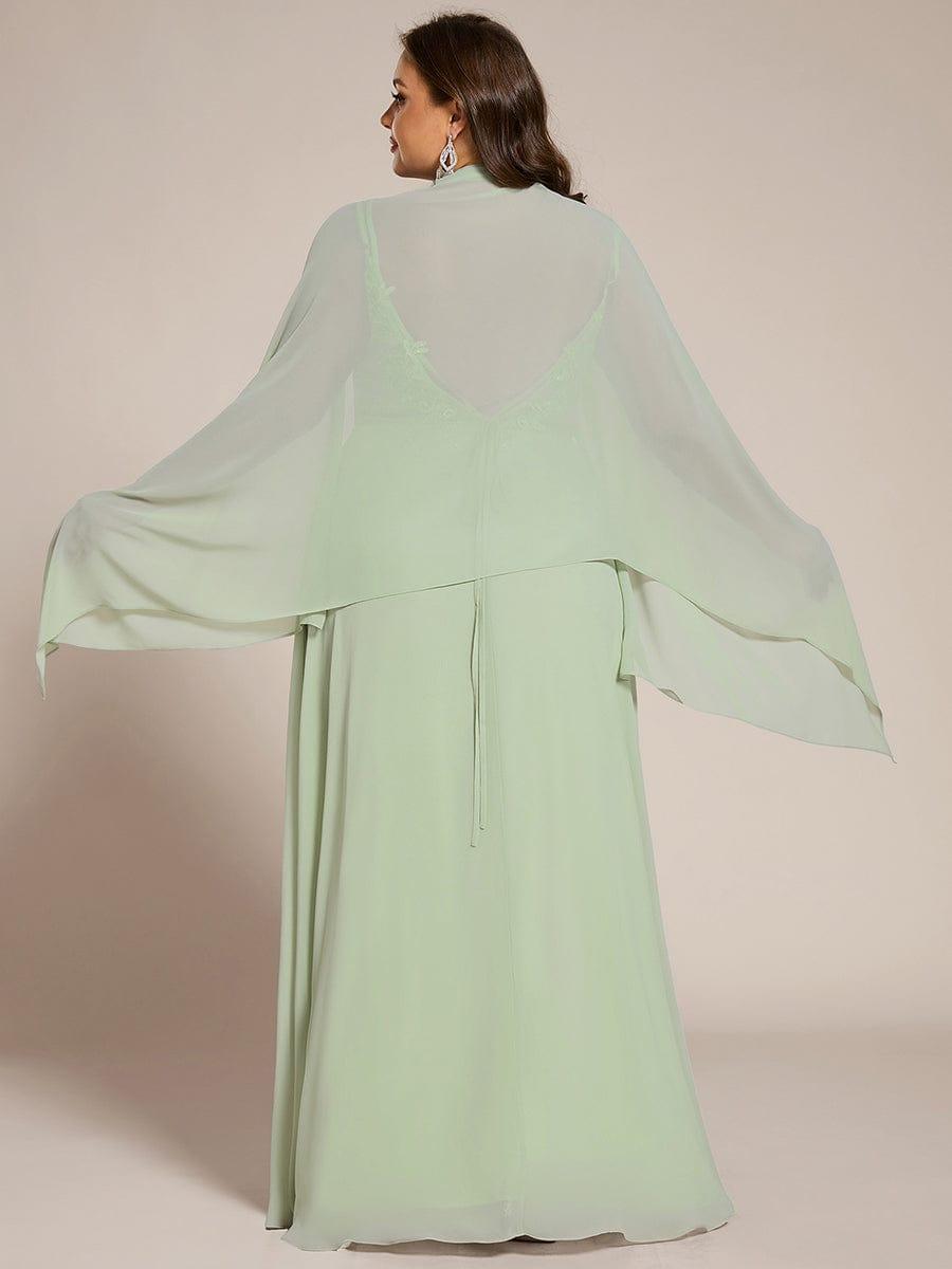 CHARLEE|Elegant Chiffon Shawl for Special Occasions