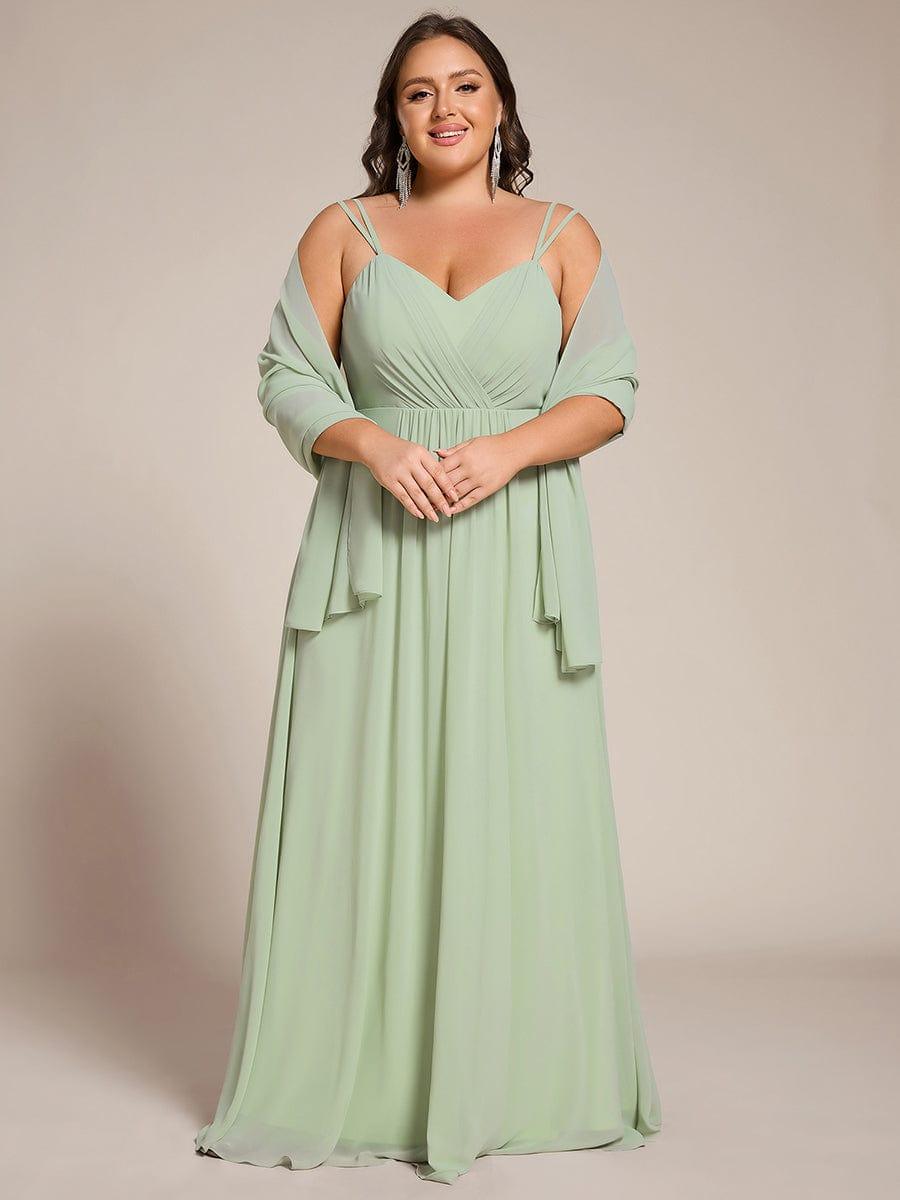 CHARLEE|Elegant Chiffon Shawl for Special Occasions