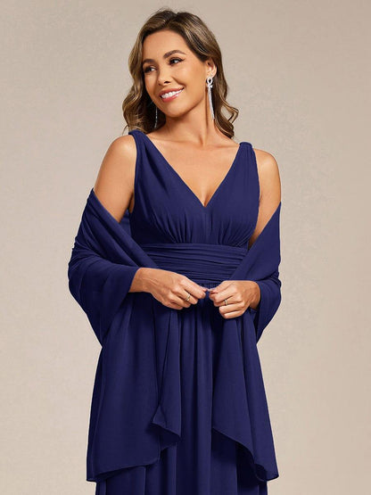 CHARLEE|Elegant Chiffon Shawl for Special Occasions