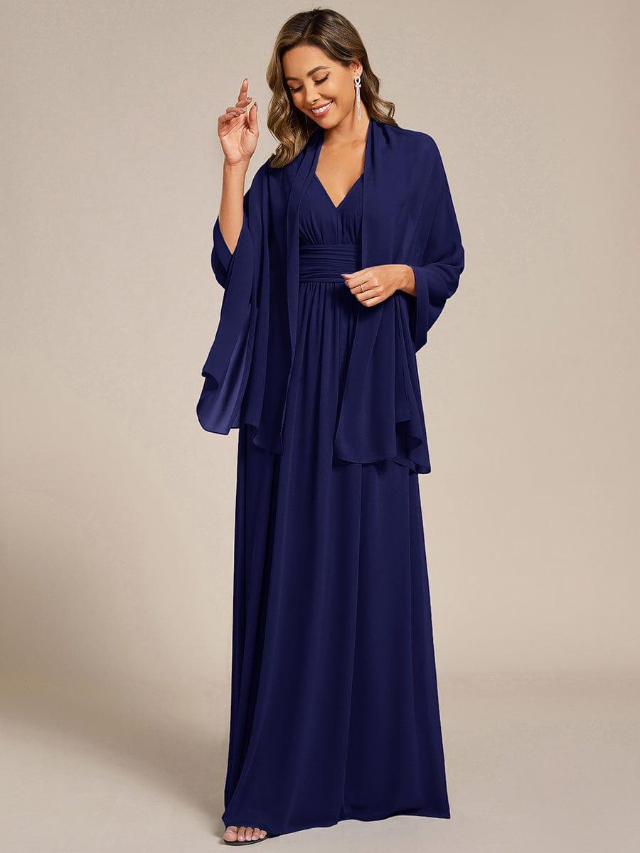 CHARLEE|Elegant Chiffon Shawl for Special Occasions