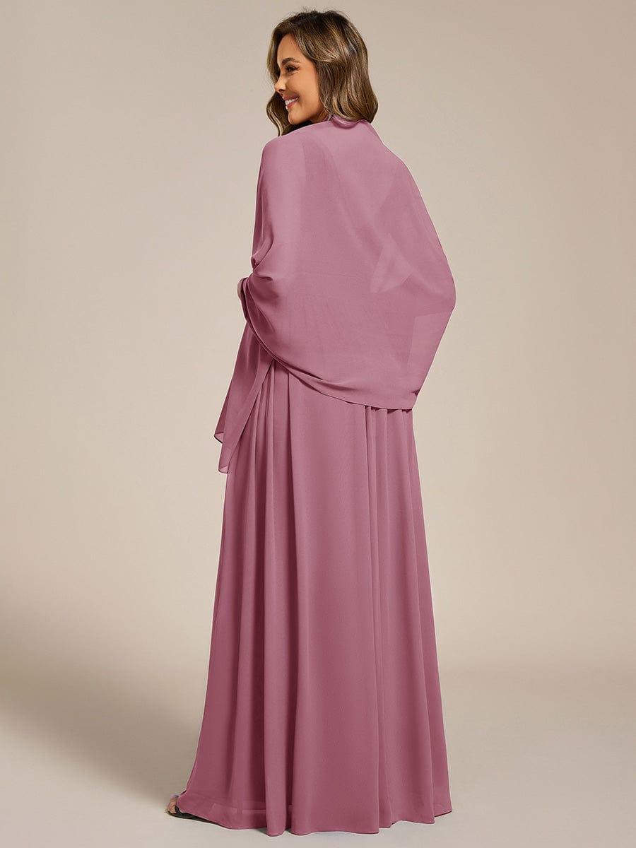 CHARLEE|Elegant Chiffon Shawl for Special Occasions