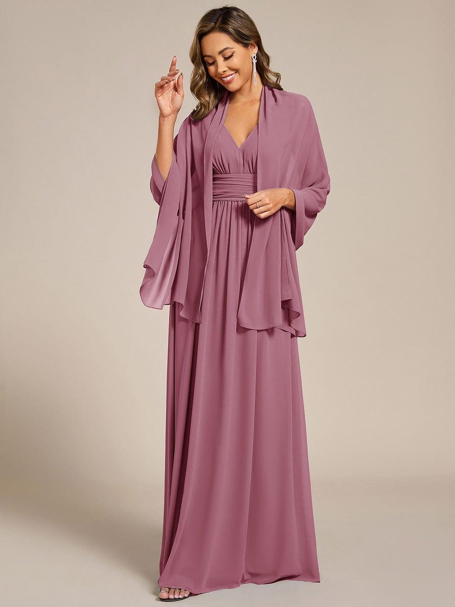 CHARLEE|Elegant Chiffon Shawl for Special Occasions