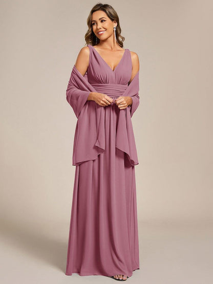 CHARLEE|Elegant Chiffon Shawl for Special Occasions
