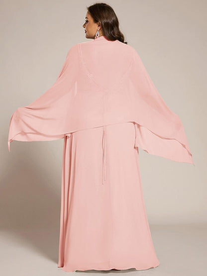 CHARLEE|Elegant Chiffon Shawl for Special Occasions