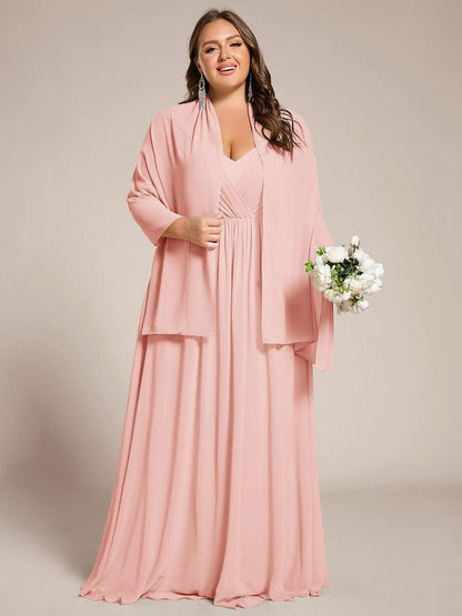 CHARLEE|Elegant Chiffon Shawl for Special Occasions