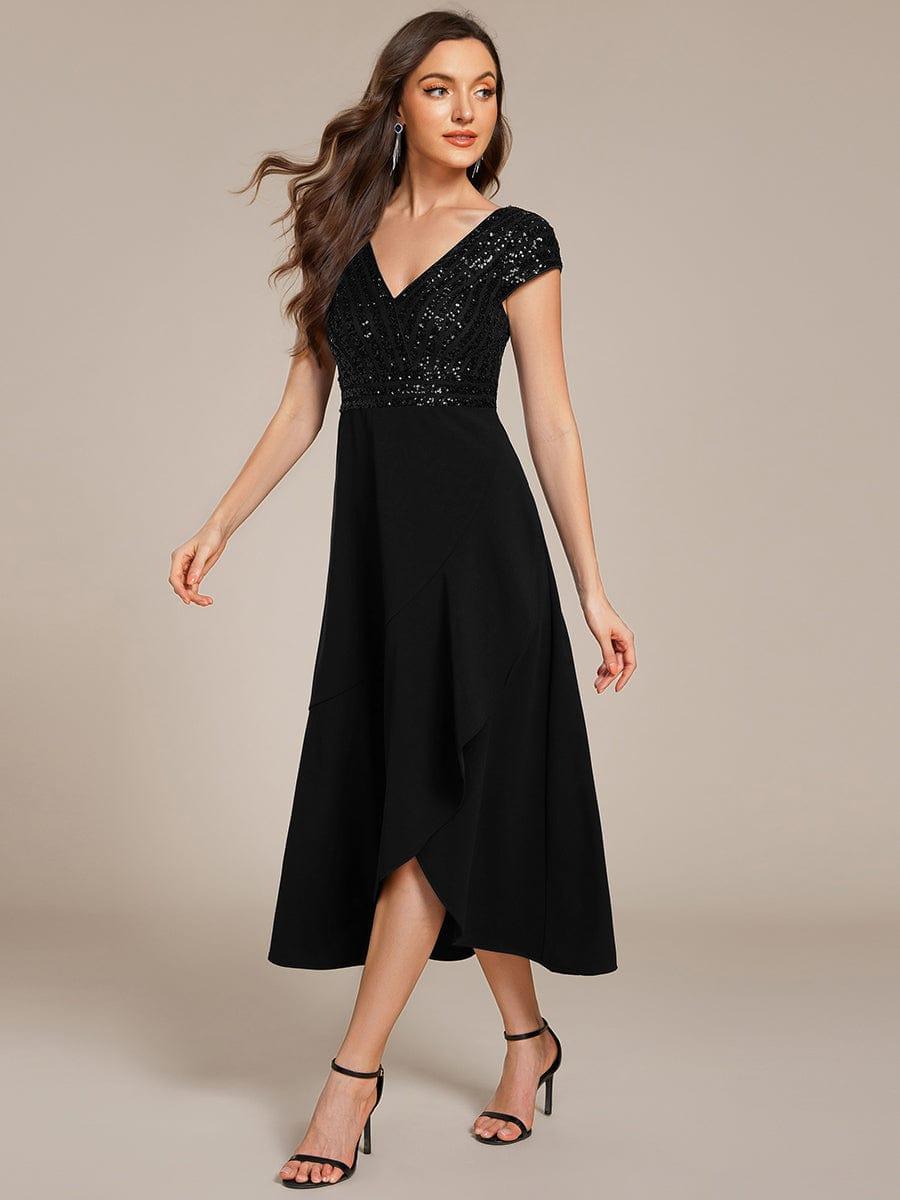 ever BAYLOR|A-Line V-Neck Wedding Guest Dress