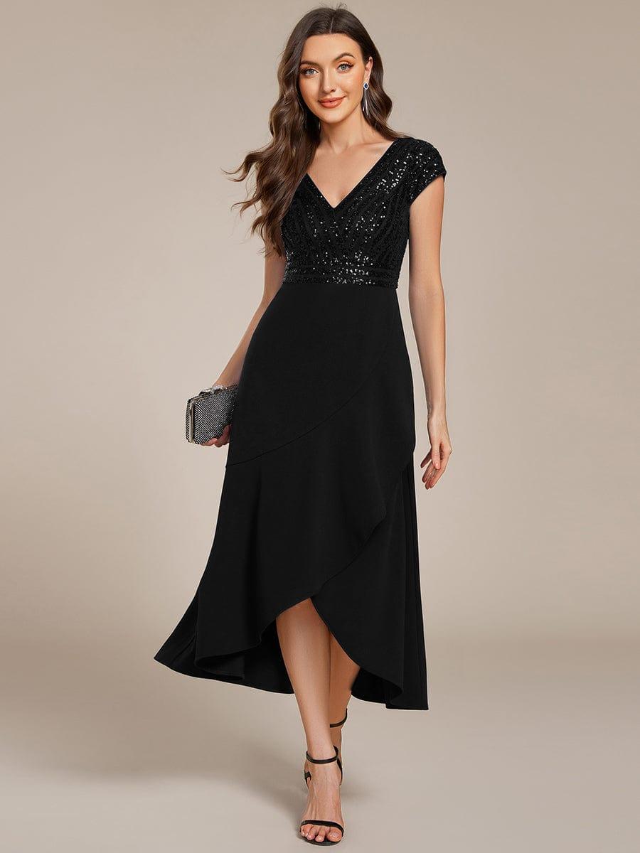 ever BAYLOR|A-Line V-Neck Wedding Guest Dress
