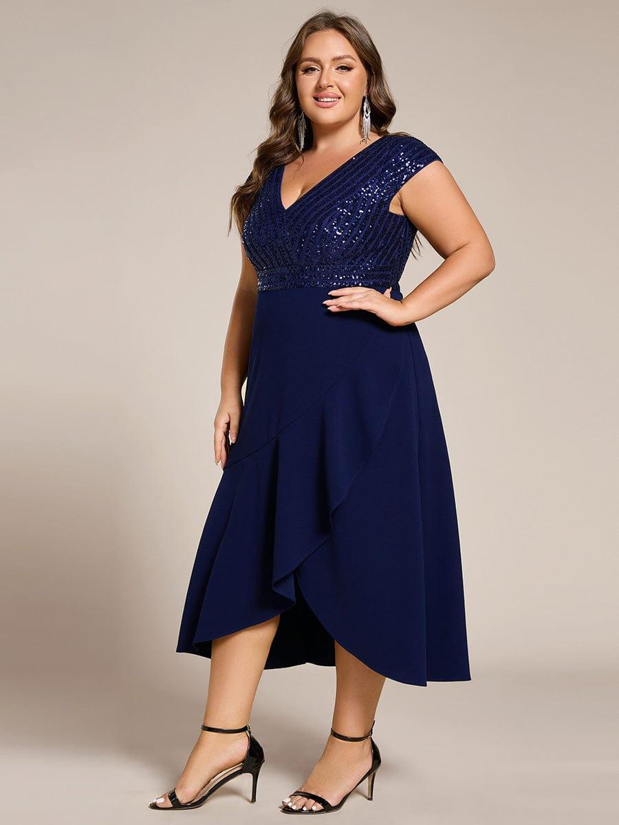 ever BAYLOR|A-Line V-Neck Wedding Guest Dress