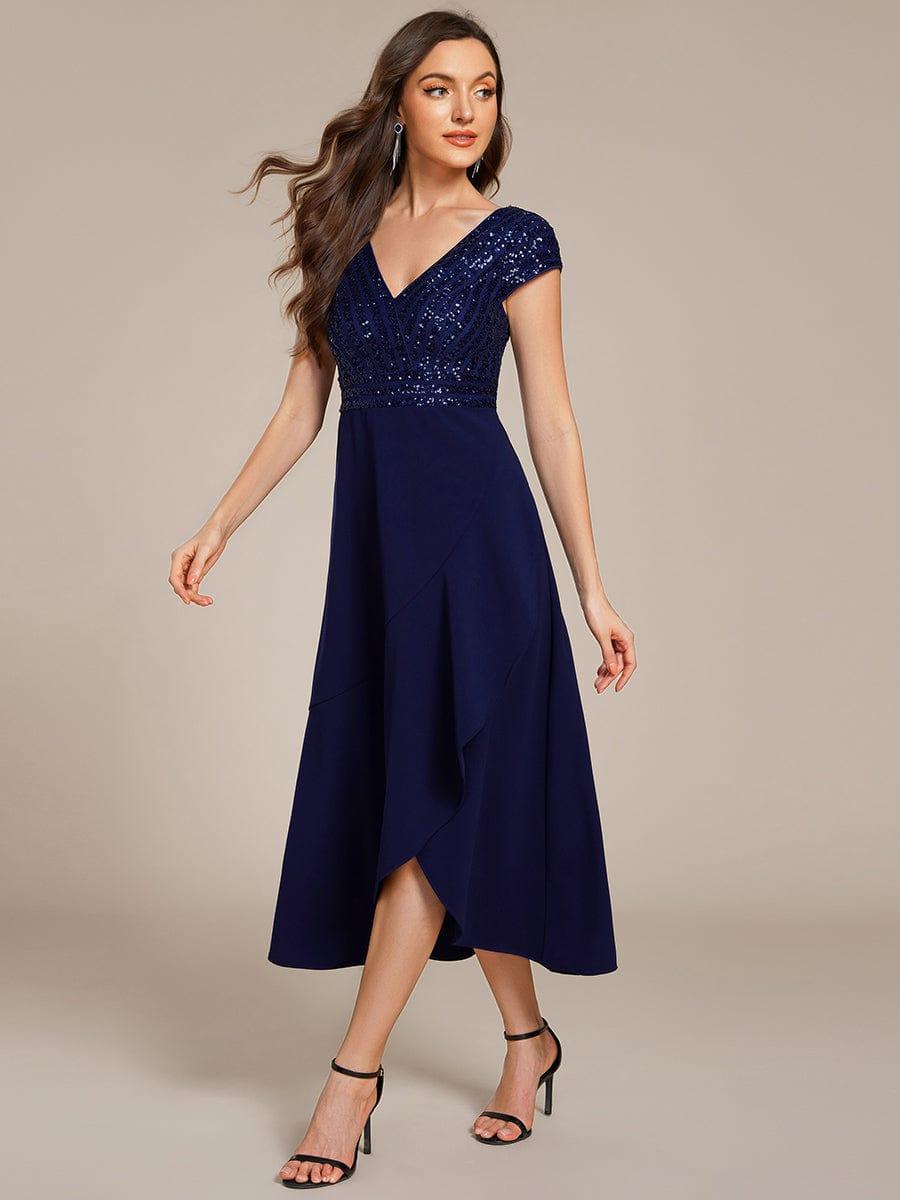 ever BAYLOR|A-Line V-Neck Wedding Guest Dress