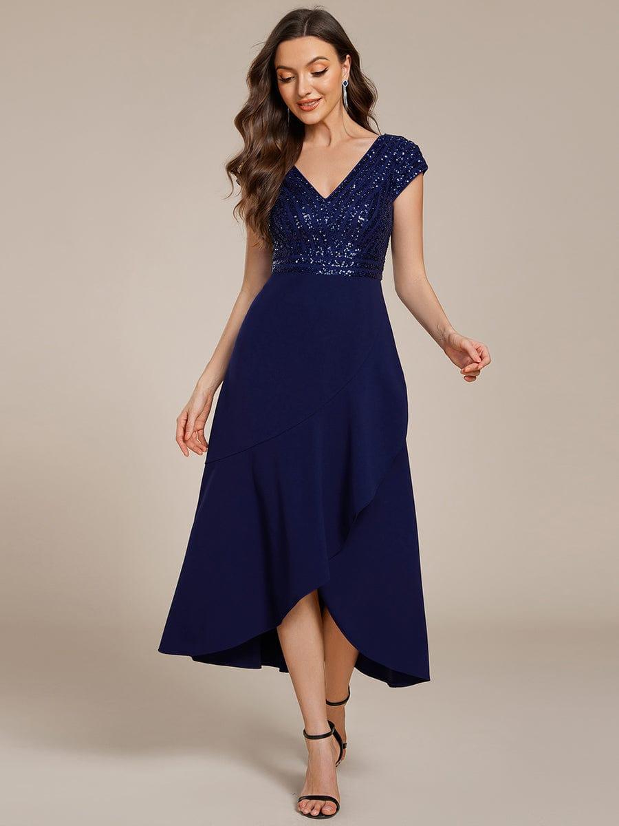 ever BAYLOR|A-Line V-Neck Wedding Guest Dress