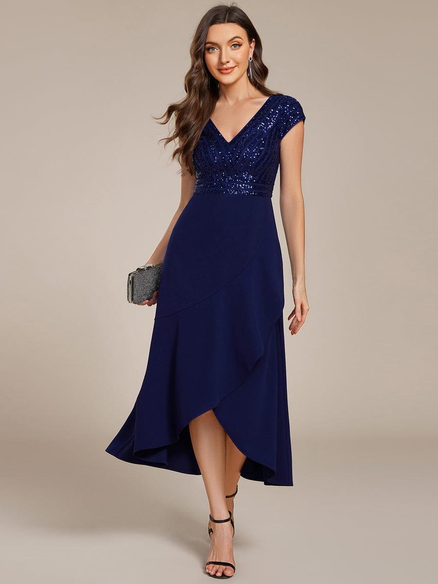 ever BAYLOR|A-Line V-Neck Wedding Guest Dress