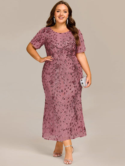 pretty HAYLEN|Plus Size Sequin Mermaid Formal Dress