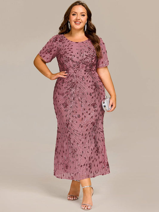 pretty HAYLEN|Plus Size Sequin Mermaid Formal Dress