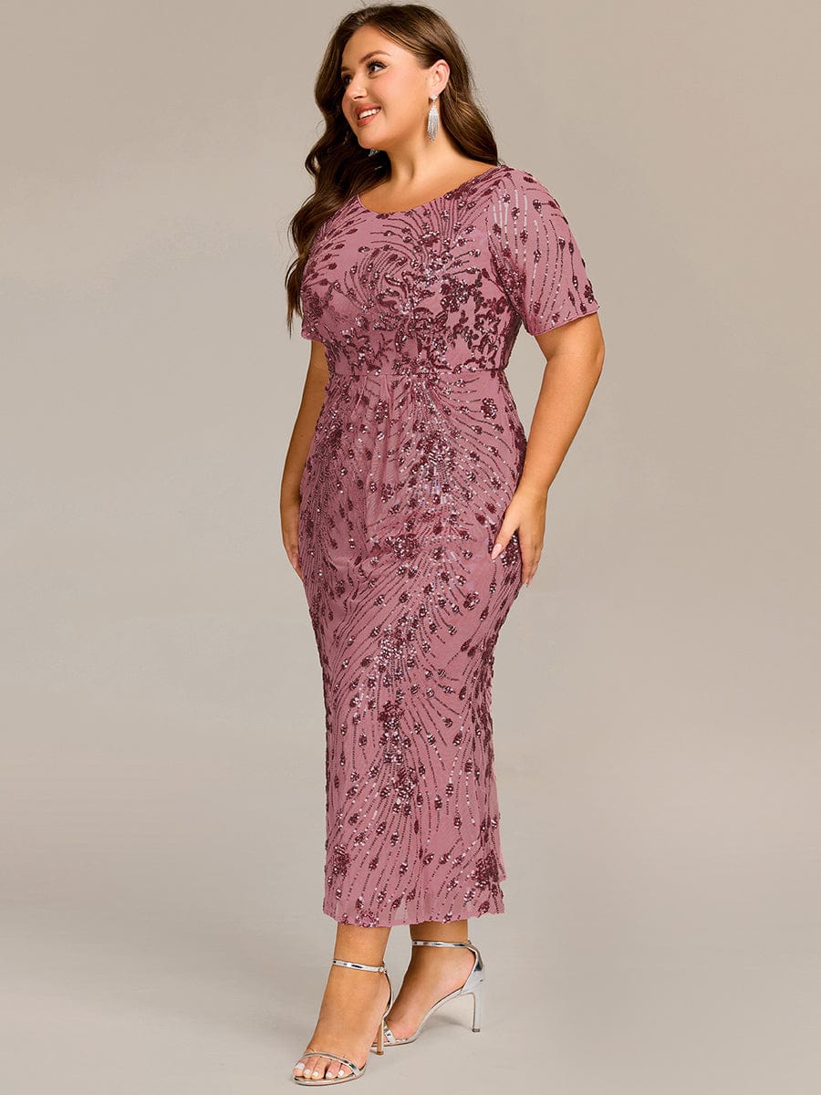 pretty HAYLEN|Plus Size Sequin Mermaid Formal Dress