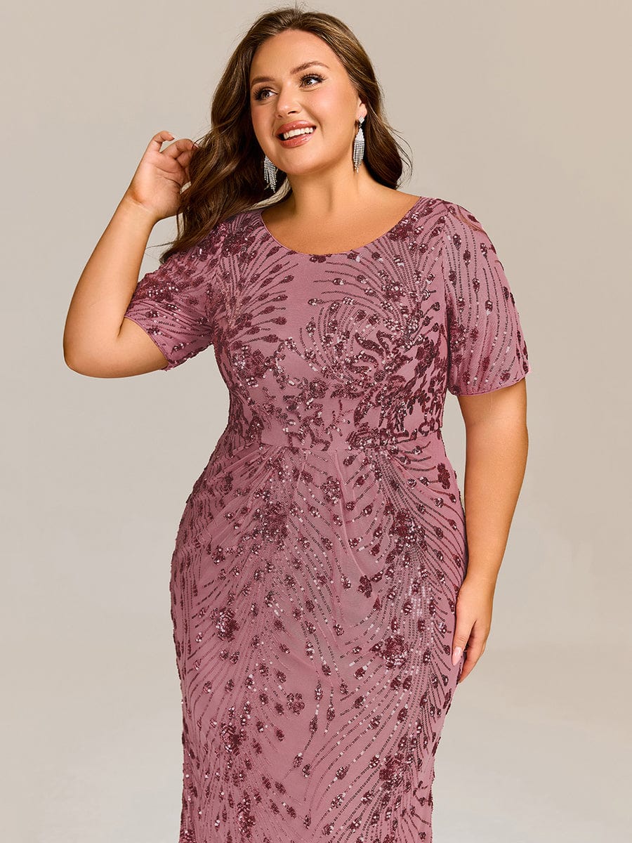 pretty HAYLEN|Plus Size Sequin Mermaid Formal Dress