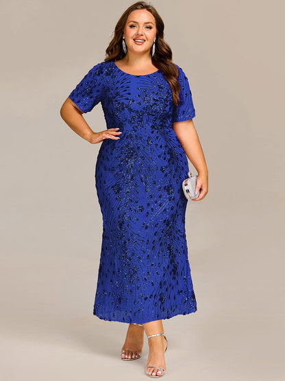 pretty HAYLEN|Plus Size Sequin Mermaid Formal Dress