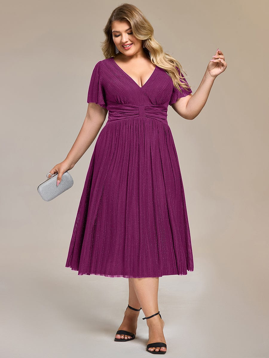 pretty QUINN|Plus size Glittery Formal Evening Dress