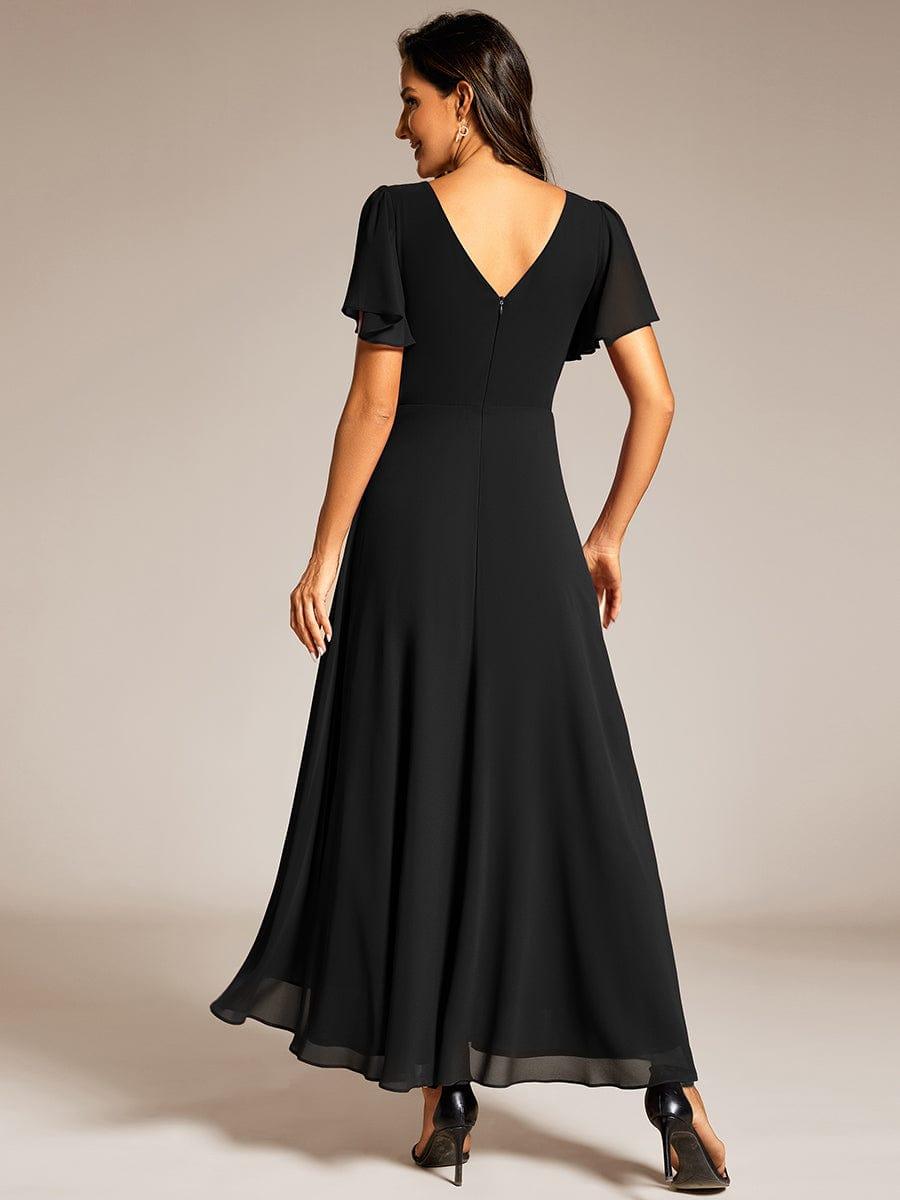 ever DAKOTA|High-Low Flowy Chiffon Wedding Guest Dress