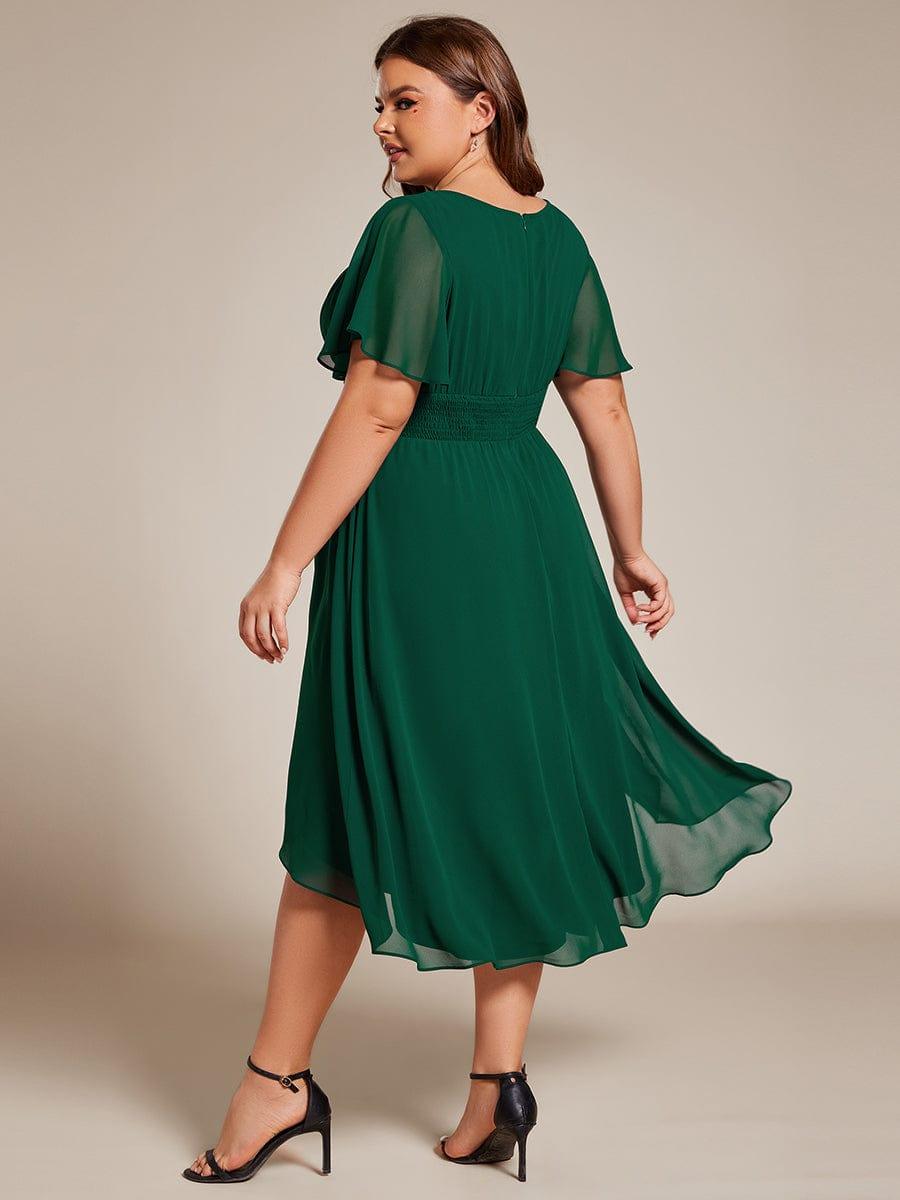 pretty EDEN|Plus Size Flowy Chiffon Bridesmaid Dress