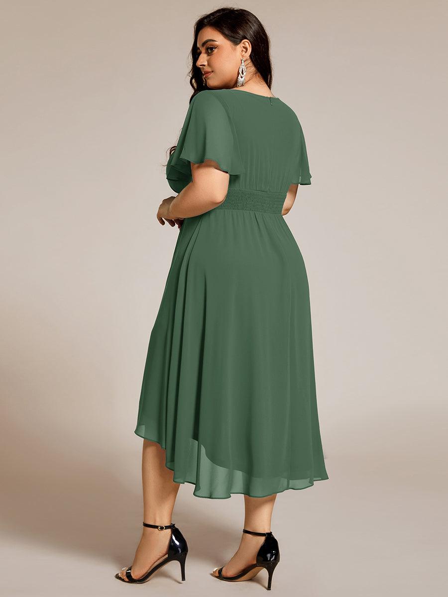 pretty EDEN|Plus Size Flowy Chiffon Bridesmaid Dress