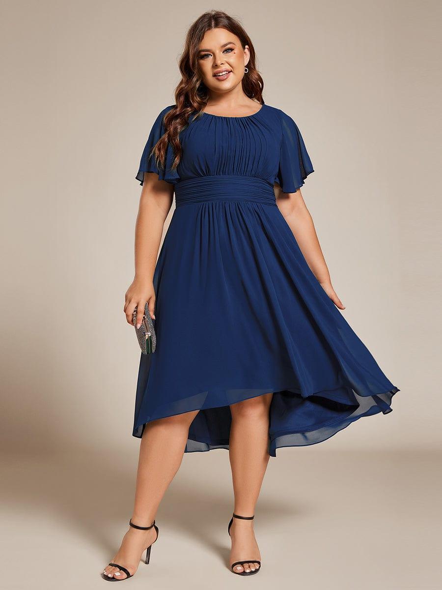 pretty EDEN|Plus Size Flowy Chiffon Bridesmaid Dress