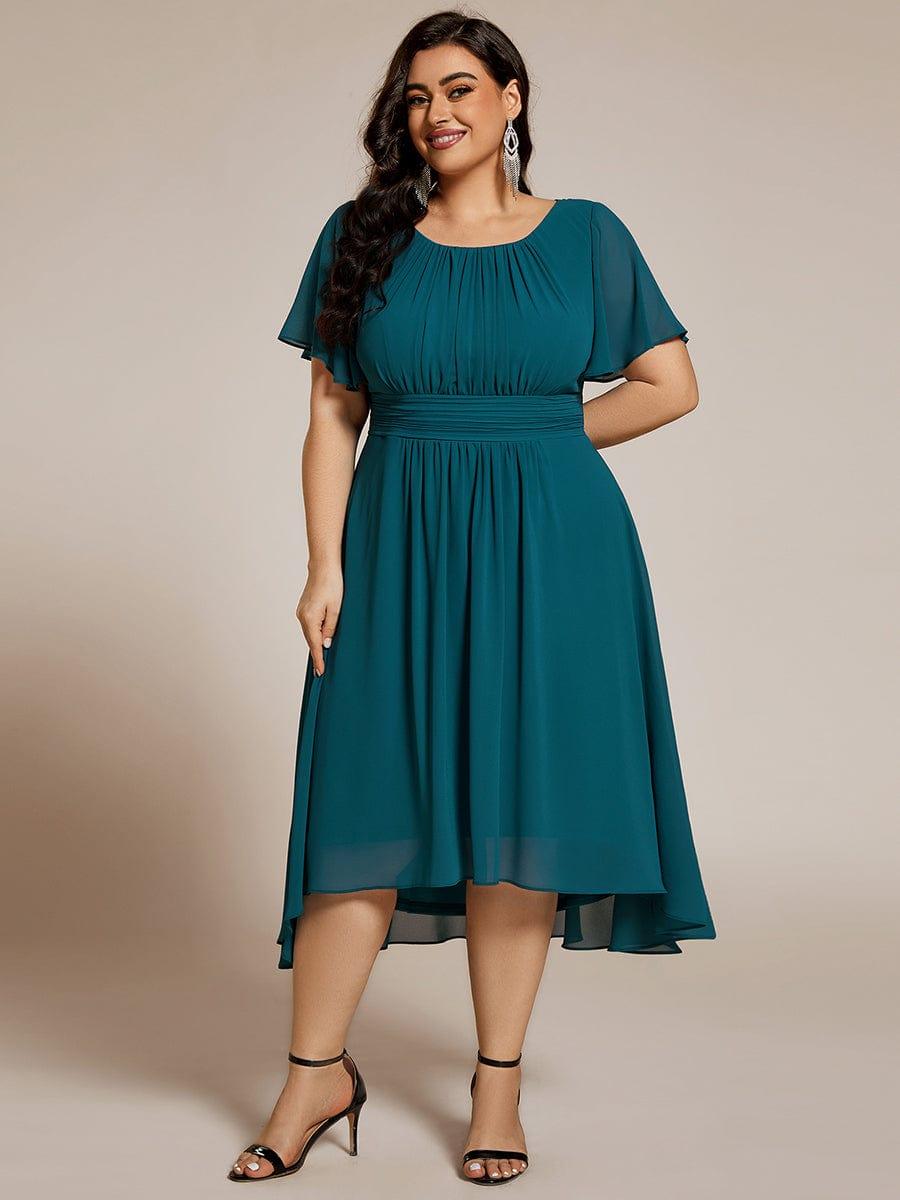 pretty EDEN|Plus Size Flowy Chiffon Bridesmaid Dress