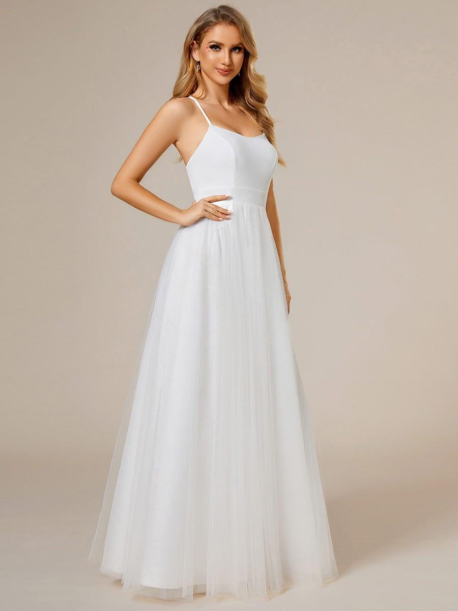 SHALIRA'S BRIDE|Lace Jacket A-Line Spaghetti Strap Wedding Dress