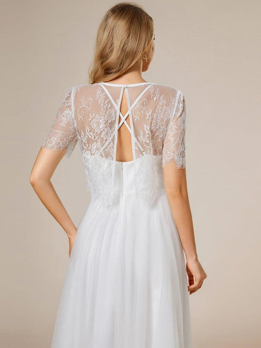 SHALIRA'S BRIDE|Lace Jacket A-Line Spaghetti Strap Wedding Dress