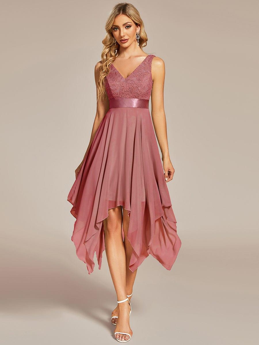 pretty COSTA|Stunning V Neck Prom Lace Dress for Women