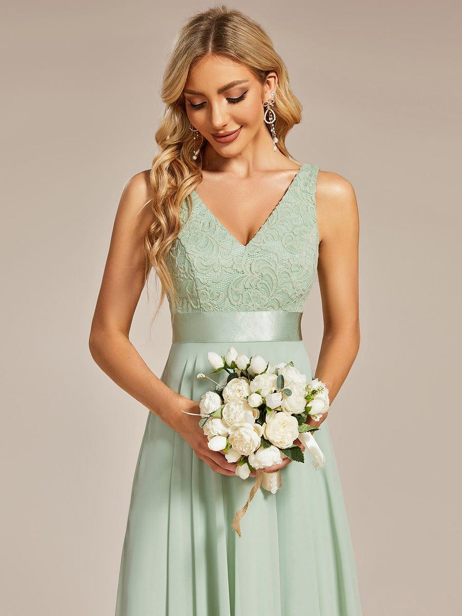 pretty COSTA|Stunning V Neck Prom Lace Dress for Women