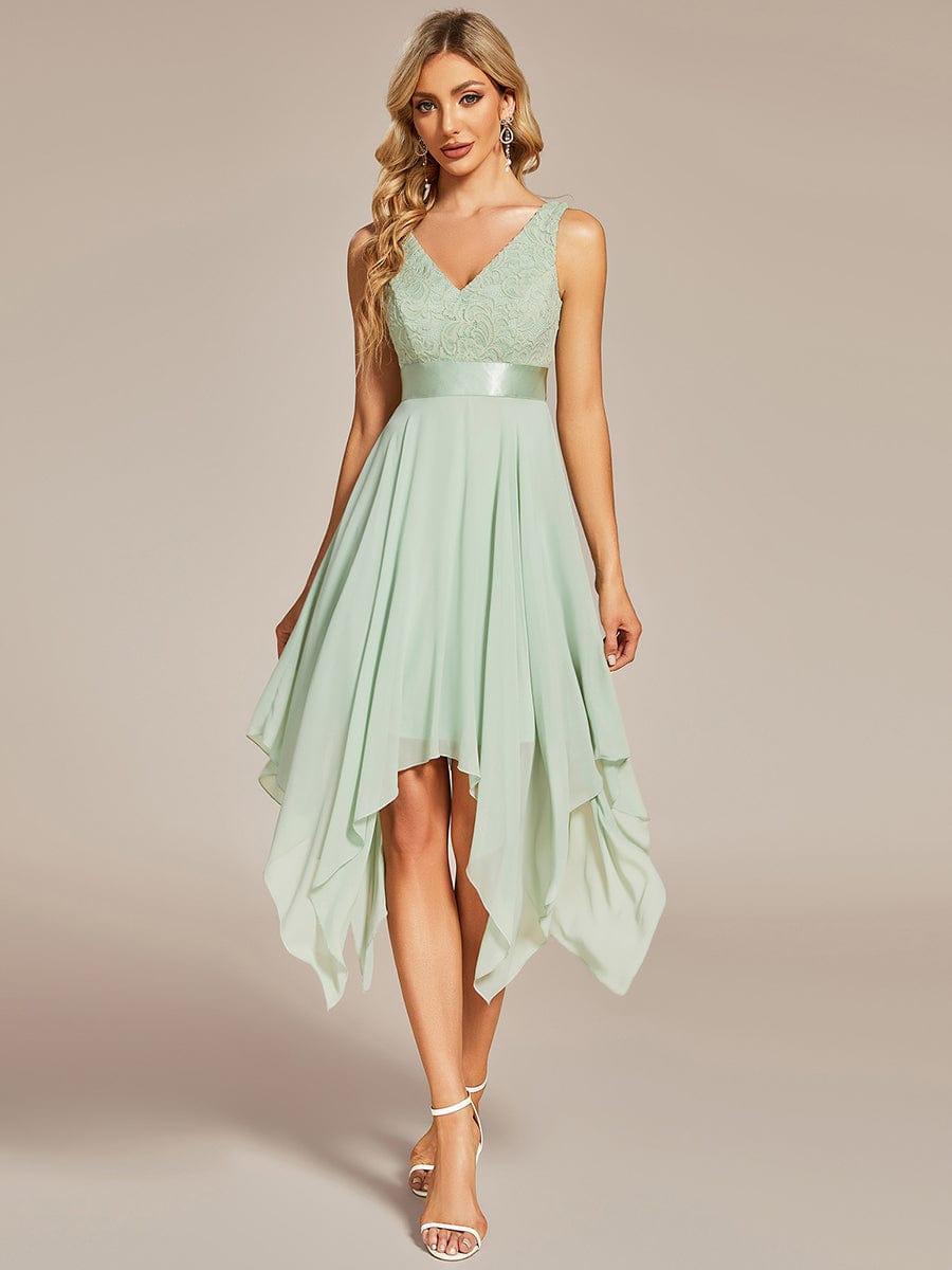 pretty COSTA|Stunning V Neck Prom Lace Dress for Women