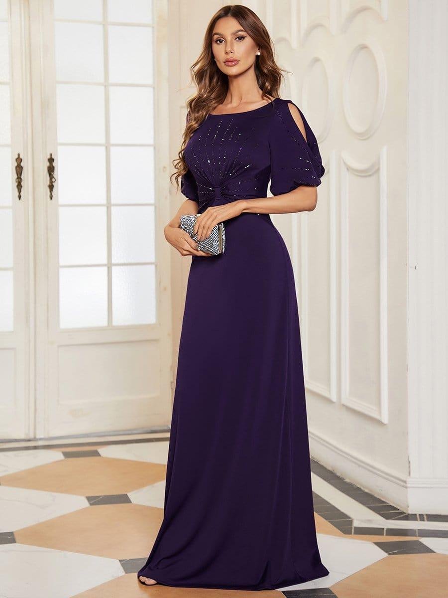 ever VICOTIRE|Round Neck Bodycon Half Sleeve Formal Dress