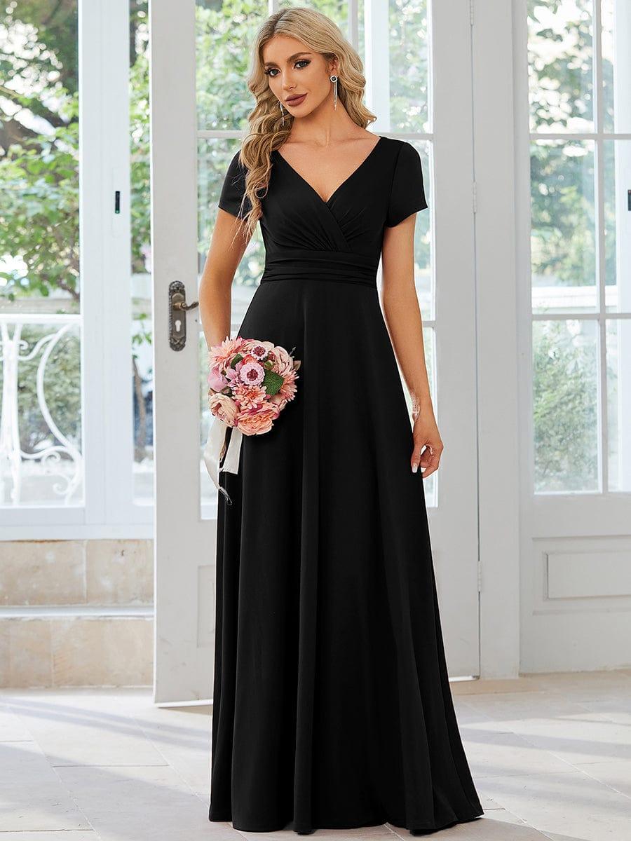 ever TÉRESA|Simple Pleated Empire Waist A-Line Bridesmaid Dress