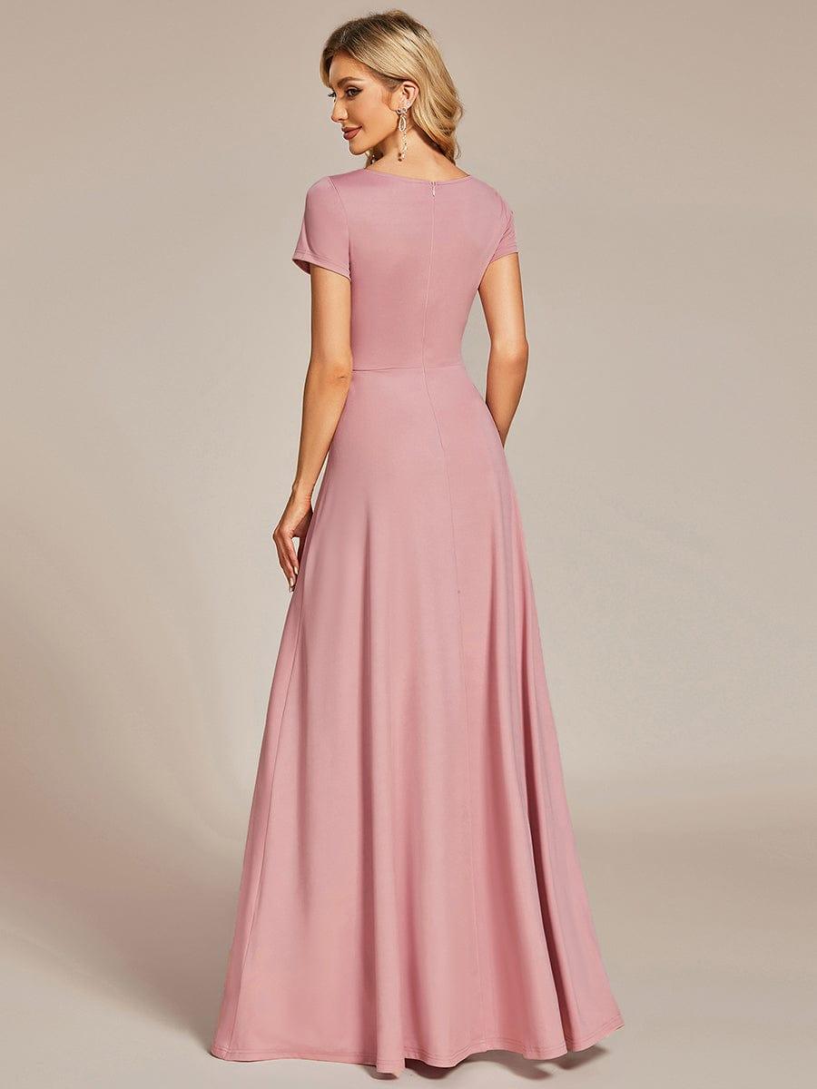 ever TÉRESA|Simple Pleated Empire Waist A-Line Bridesmaid Dress