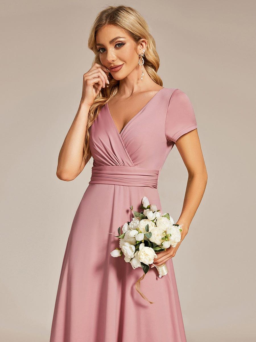 ever TÉRESA|Simple Pleated Empire Waist A-Line Bridesmaid Dress