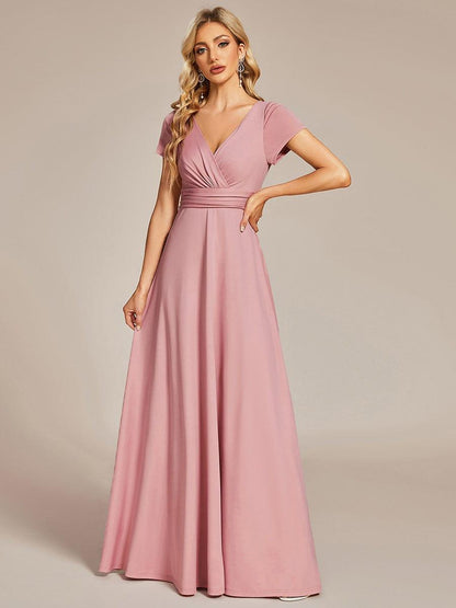 ever TÉRESA|Simple Pleated Empire Waist A-Line Bridesmaid Dress