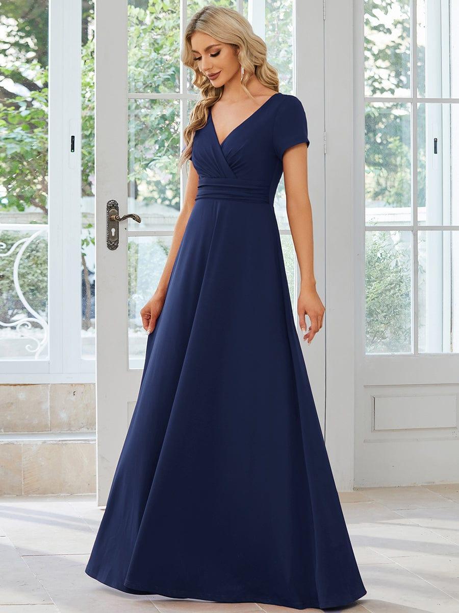 ever TÉRESA|Simple Pleated Empire Waist A-Line Bridesmaid Dress